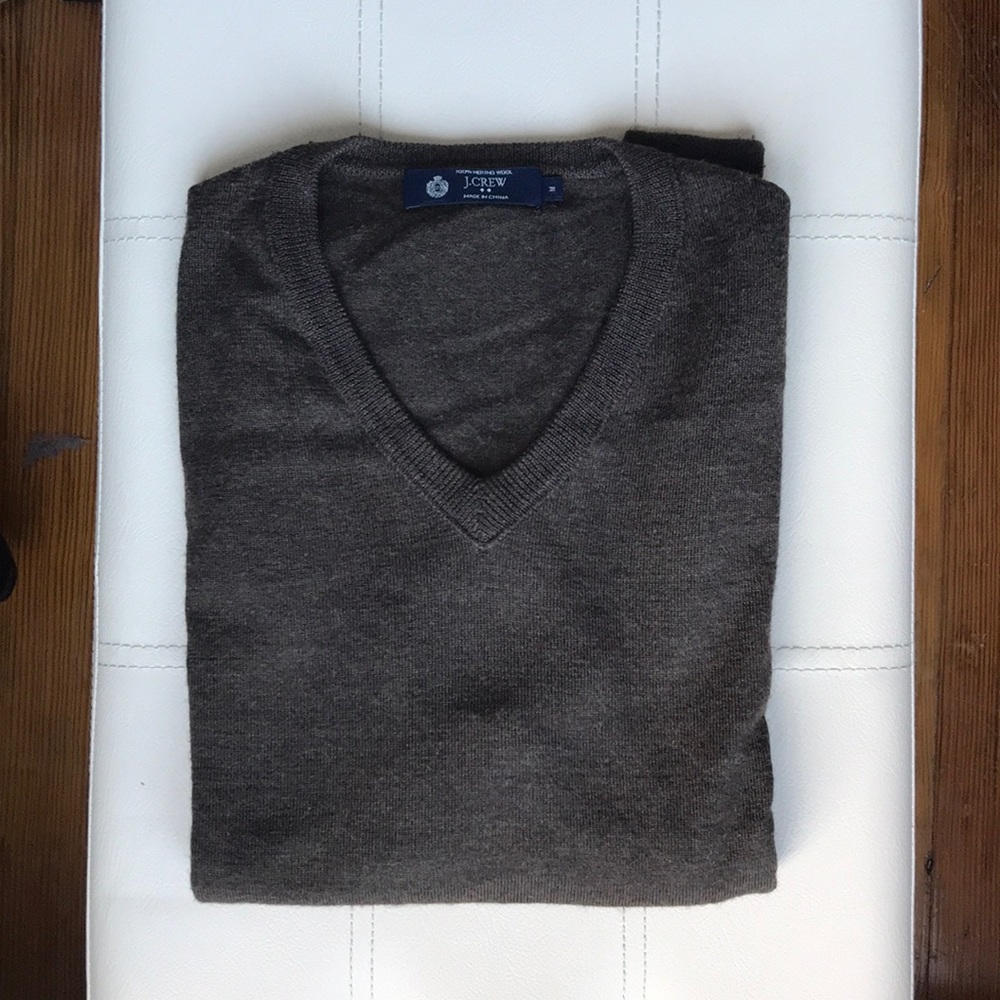 J. Crew Merino Wool V Neck Sweater